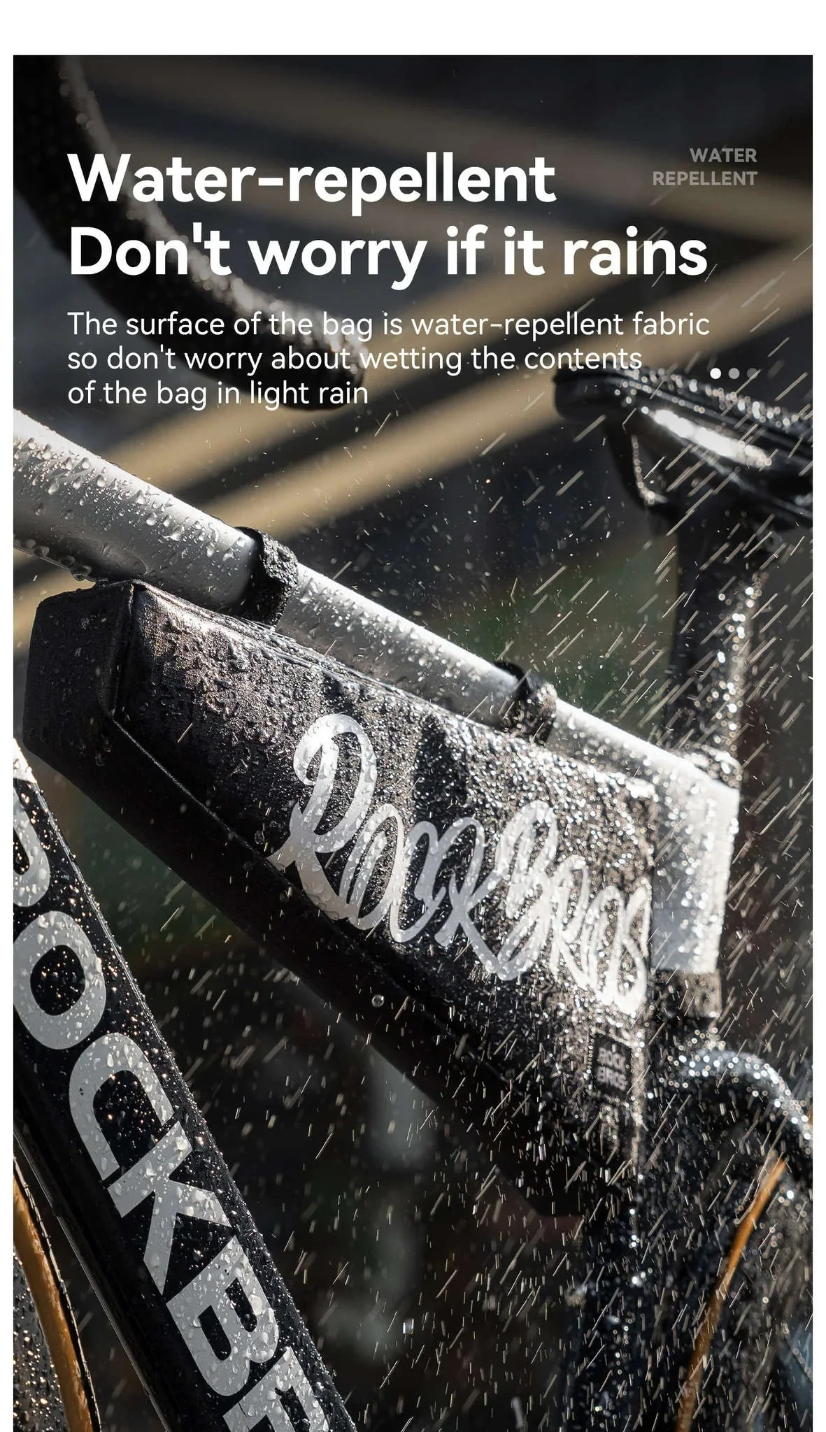 1.9L Waterproof Bicycle Triangle Frame Bag - Image 10