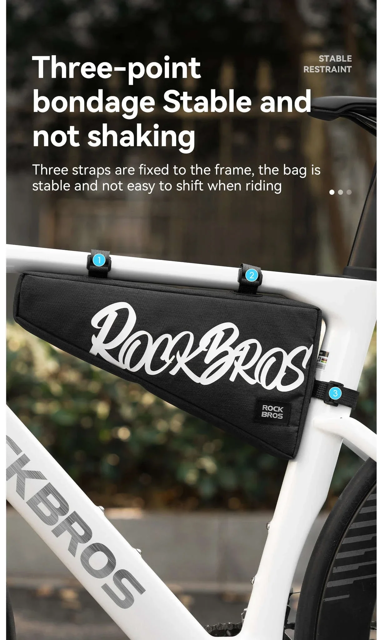 1.9L Waterproof Bicycle Triangle Frame Bag - Image 13