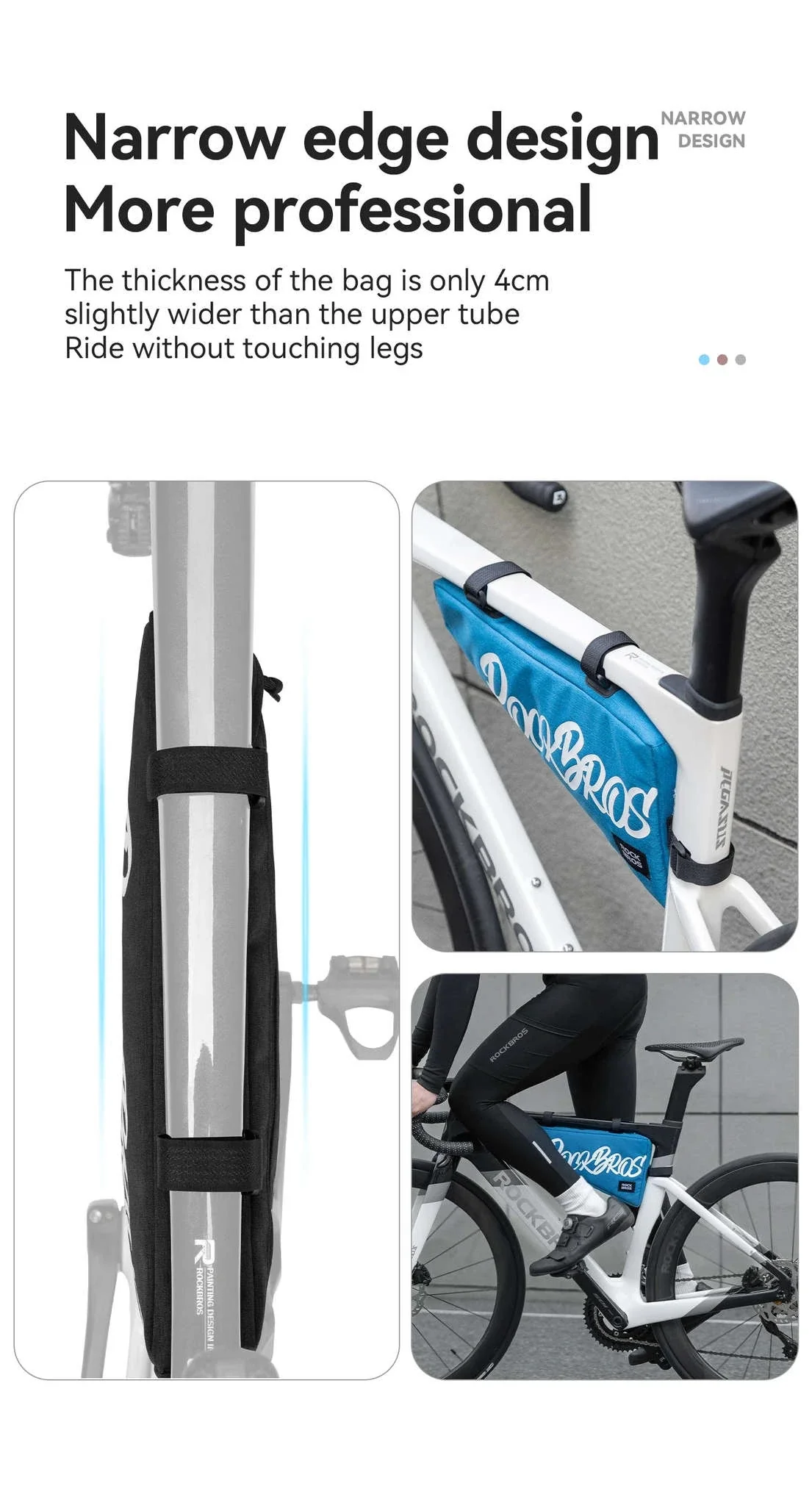 1.9L Waterproof Bicycle Triangle Frame Bag - Image 14
