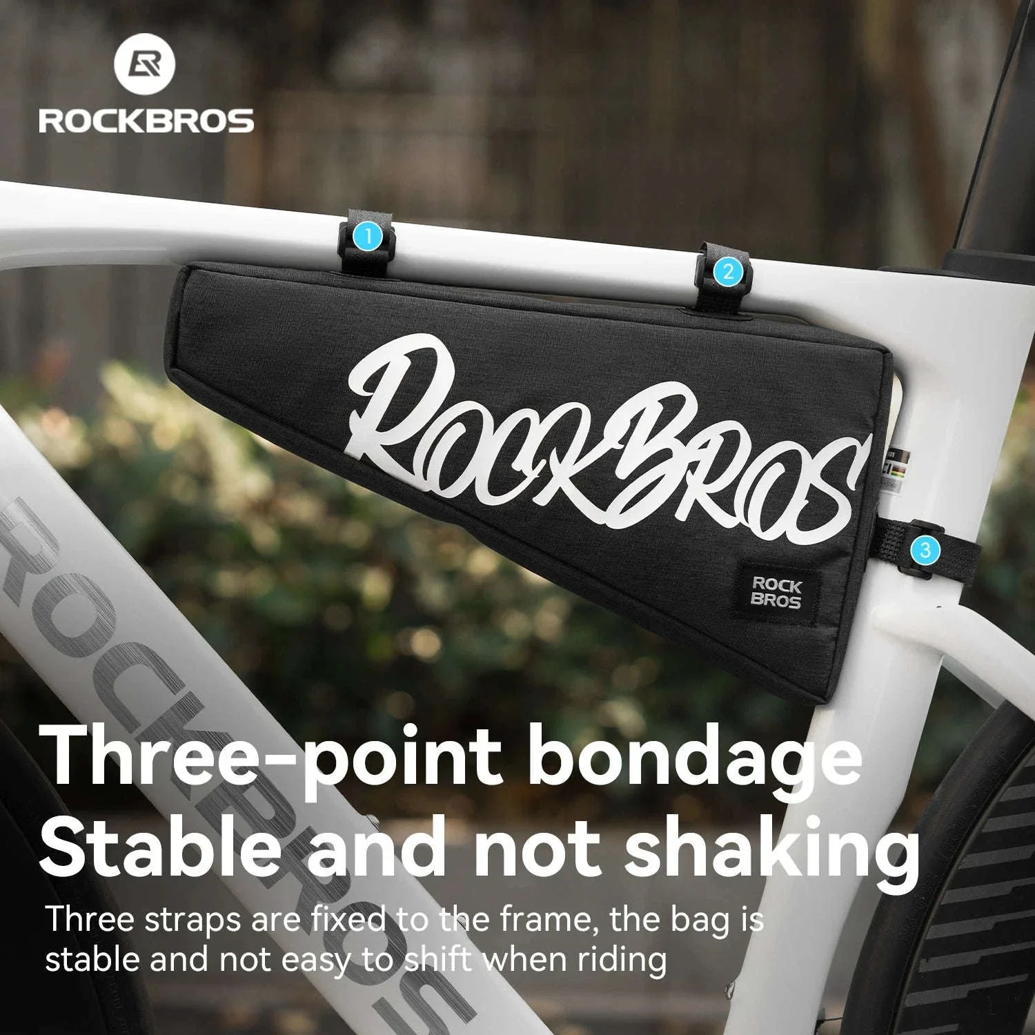 1.9L Waterproof Bicycle Triangle Frame Bag - Image 5