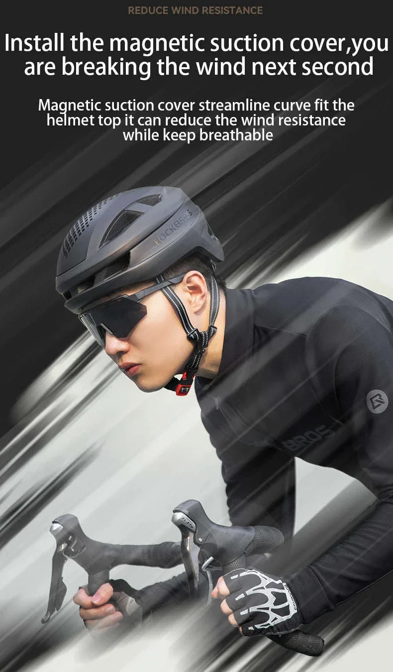 Lightweight Cycling Helmet with Magnetic Cover and 16–20 Vents - Image 13
