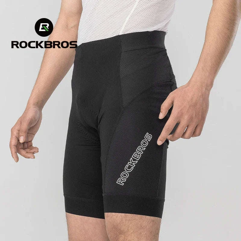 Men’s Padded Cycling Shorts Quick Dry Breathable Bike Tights - Image 2