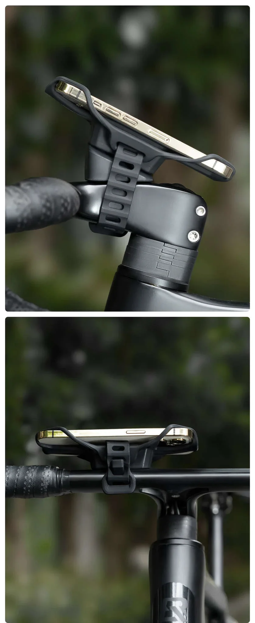 Bicycle Phone Mount Silicone Quick Release Handlebar Holder - Image 16