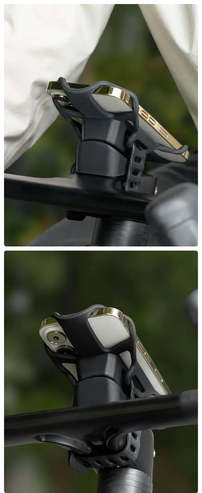 Bicycle Phone Mount Silicone Quick Release Handlebar Holder - Image 17