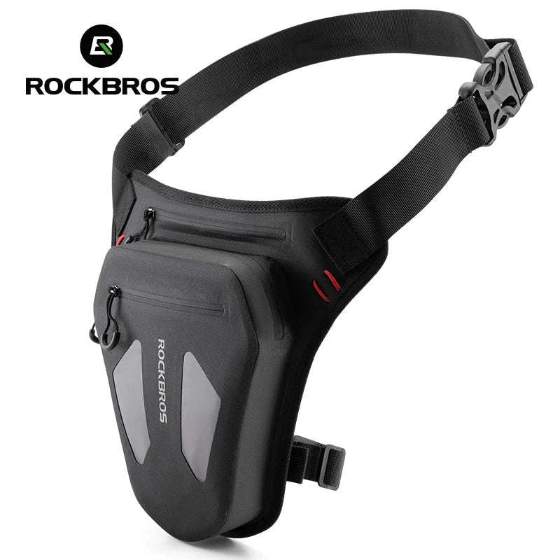 Motorcycle Reflective Leg Bag Adjustable Waist & Crossbody Pack
