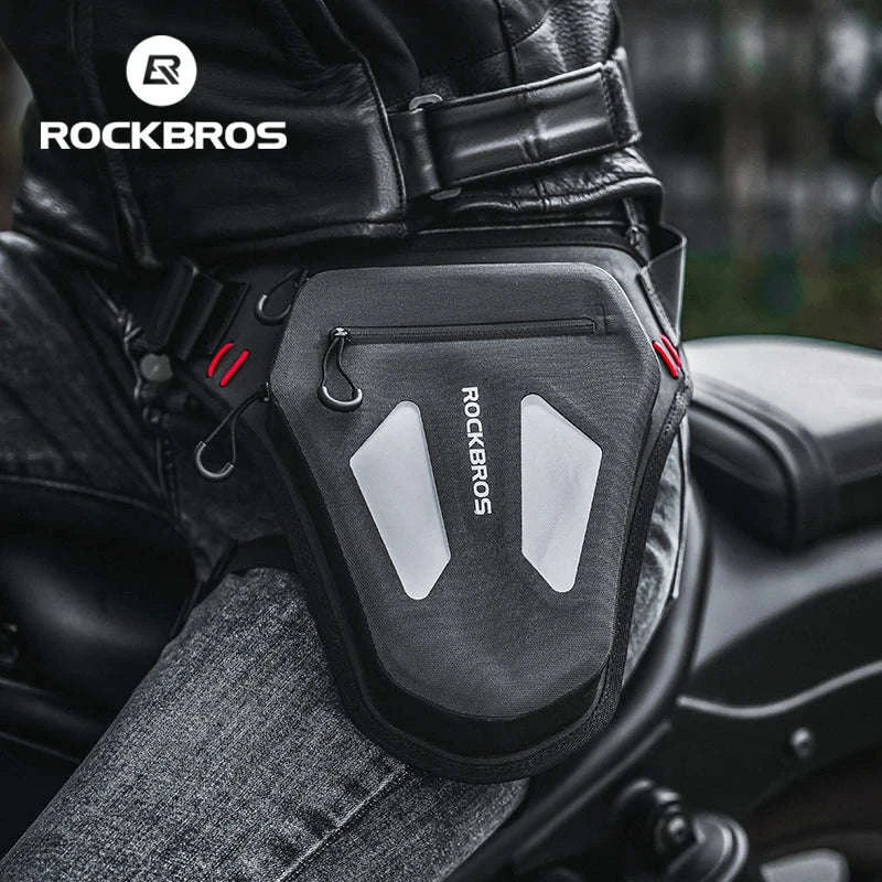 Motorcycle Reflective Leg Bag Adjustable Waist & Crossbody Pack - Image 5