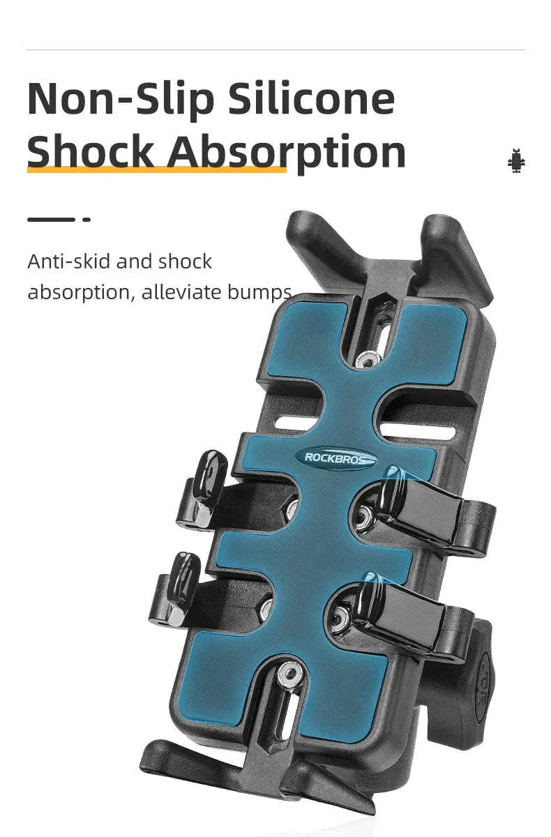 Motorcycle Phone Holder with Shock Absorption - Image 16