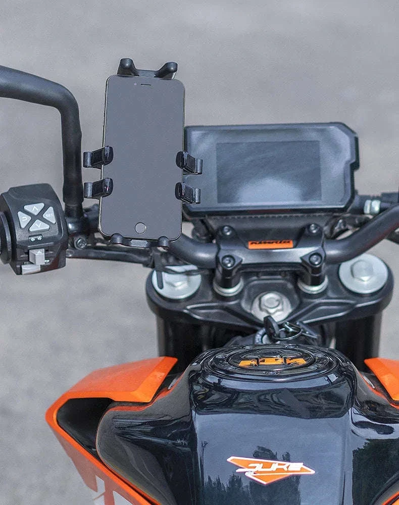 Motorcycle Phone Holder with Shock Absorption - Image 20