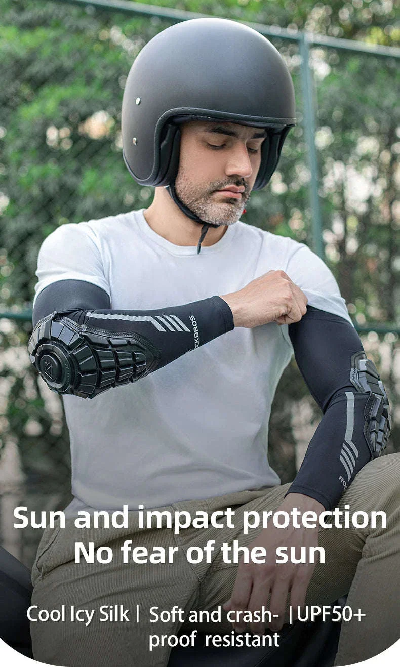 Motorcycle Elbow Pads with Hard Protection for Adult Riders - Image 7