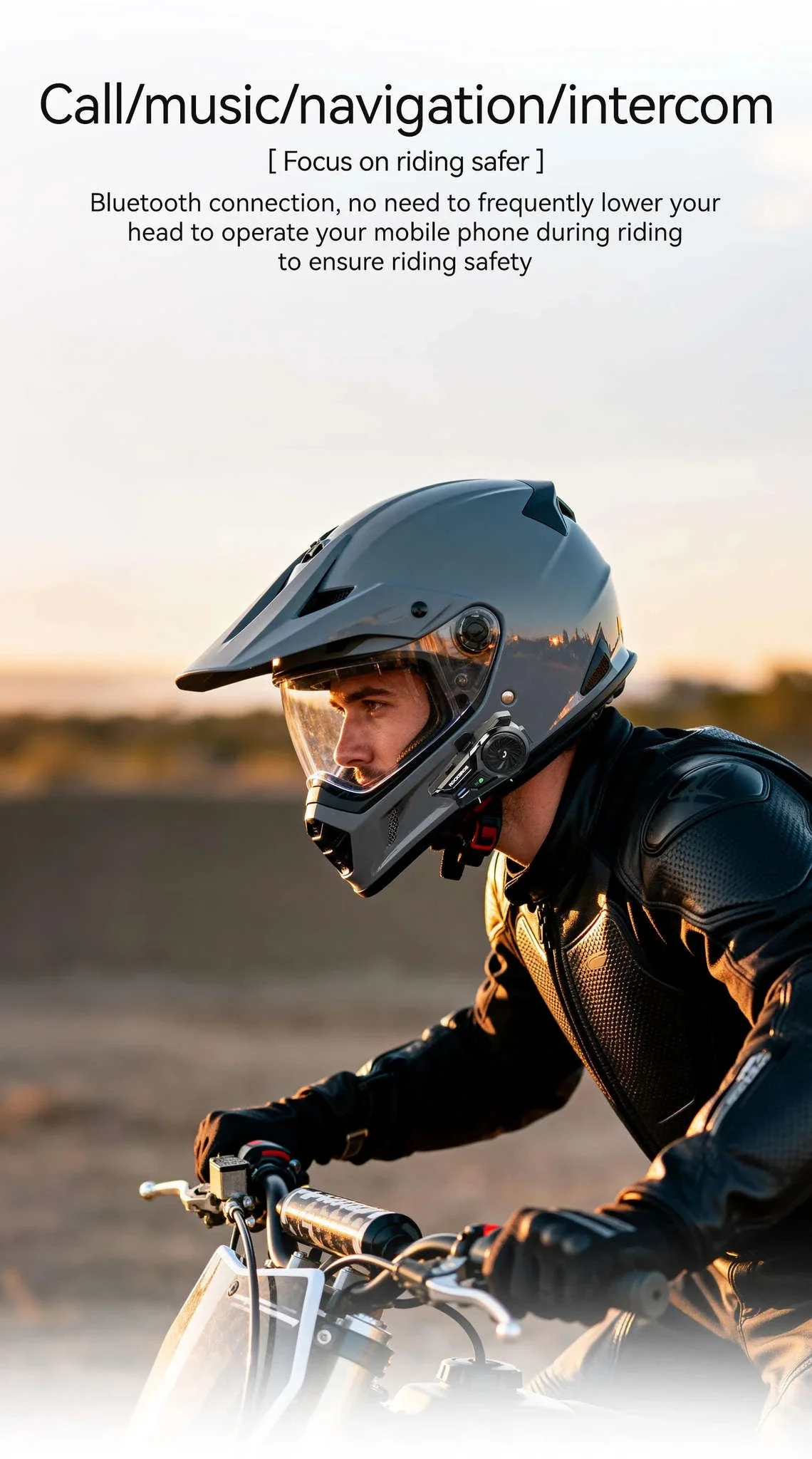Motorcycle Helmet Bluetooth Headset with Intercom & Voice Control - Image 11