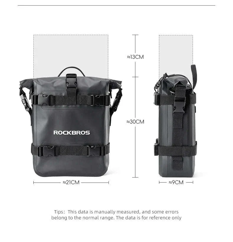 Motorcycle Saddle Bag 5L Waterproof Crash Bar Storage Pack - Image 12