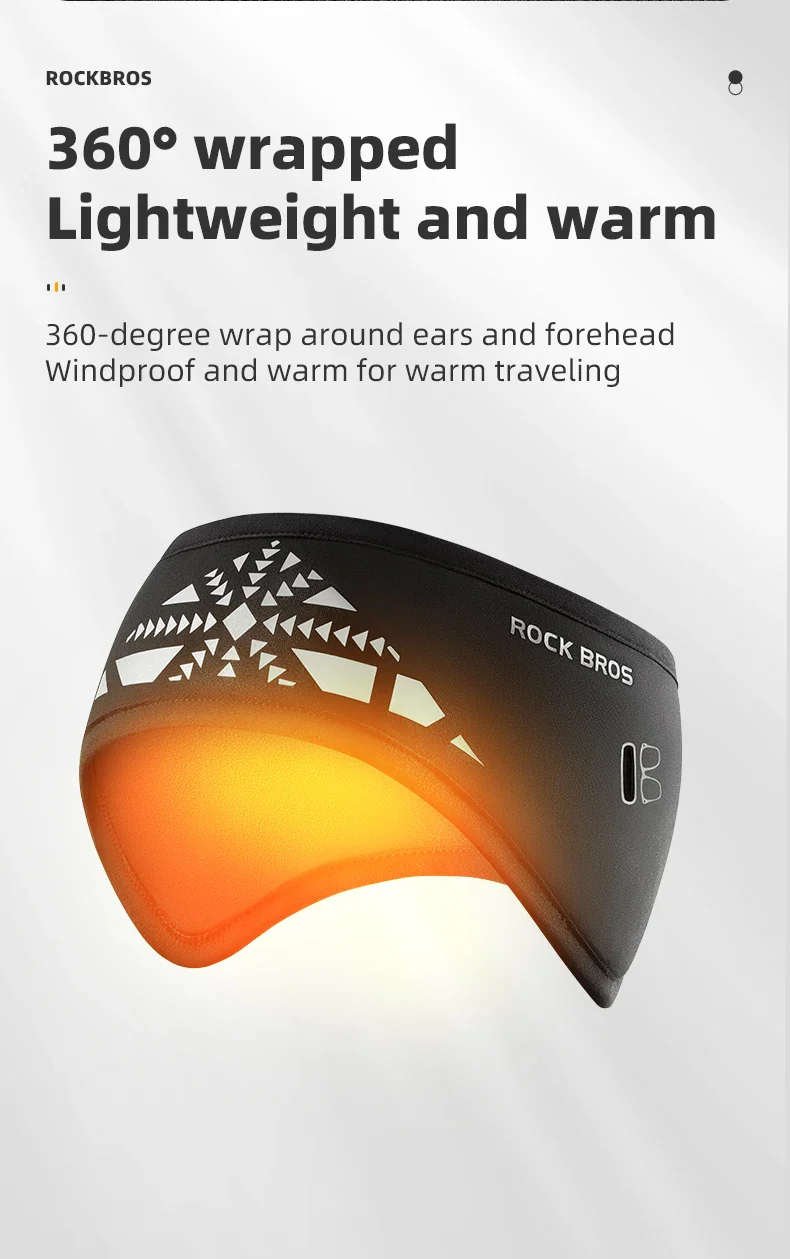 Winter Cycling Headband Ear Warmer Windproof Double Layer - Image 12