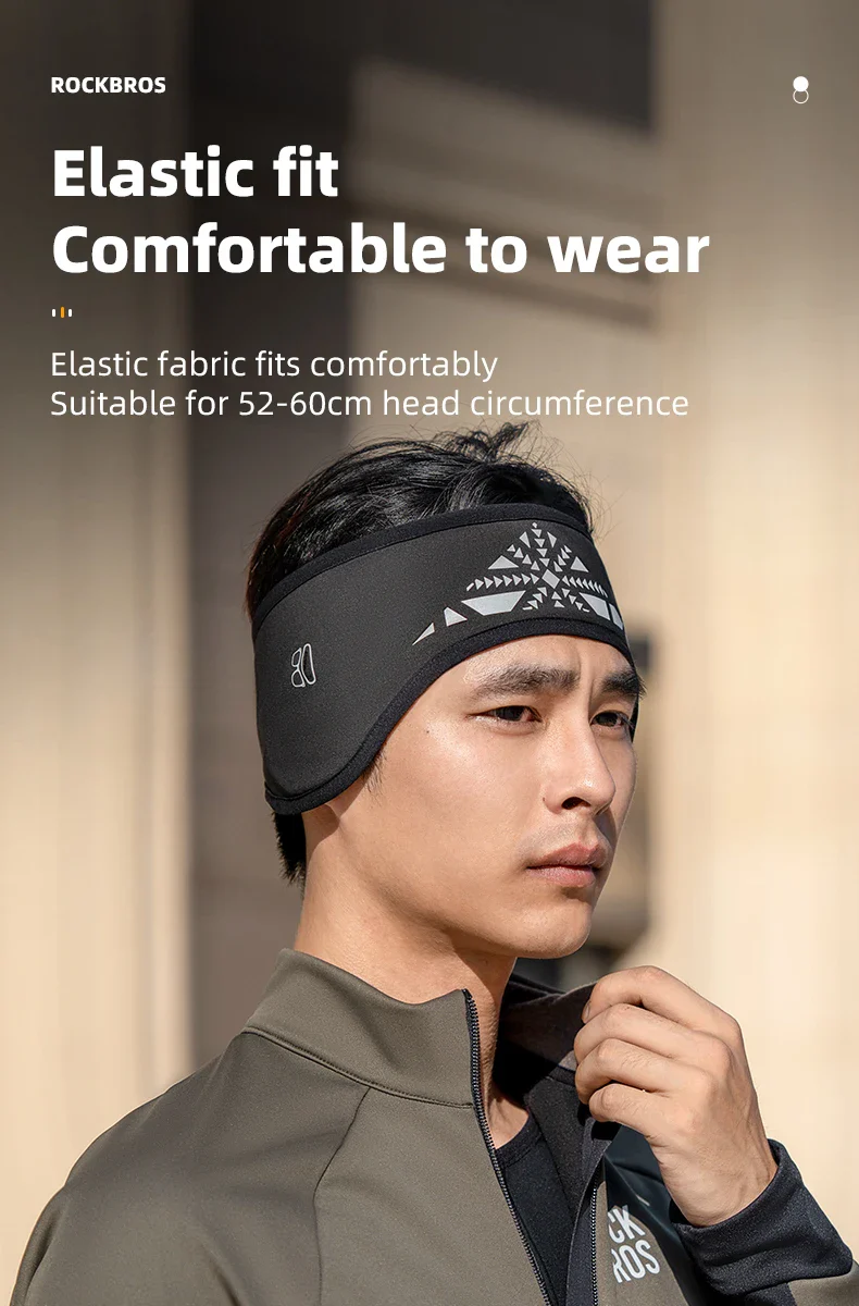 Winter Cycling Headband Ear Warmer Windproof Double Layer - Image 15