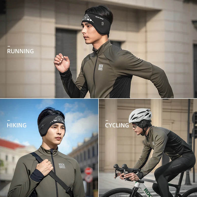 Winter Cycling Headband Ear Warmer Windproof Double Layer - Image 4