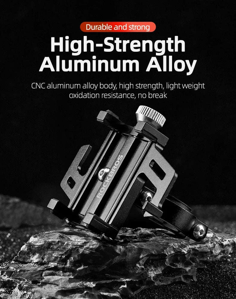 Aluminum Motorcycle Phone Mount with Secure 5-Claw Grip - Image 10
