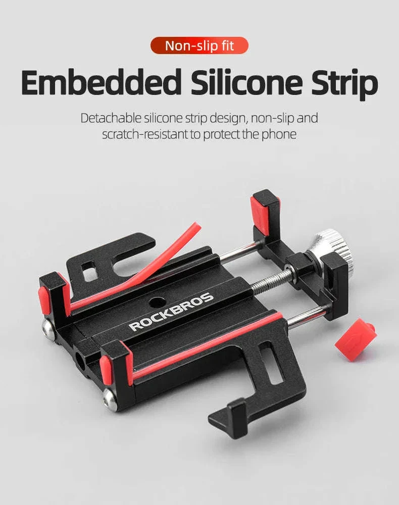 Aluminum Motorcycle Phone Mount with Secure 5-Claw Grip - Image 11