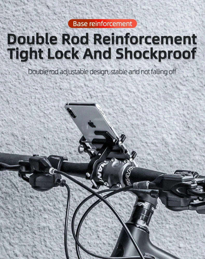 Aluminum Motorcycle Phone Mount with Secure 5-Claw Grip - Image 14