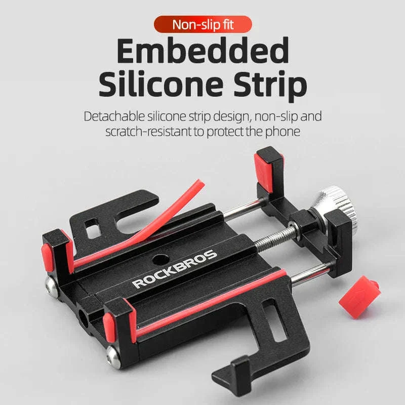 Aluminum Motorcycle Phone Mount with Secure 5-Claw Grip - Image 3