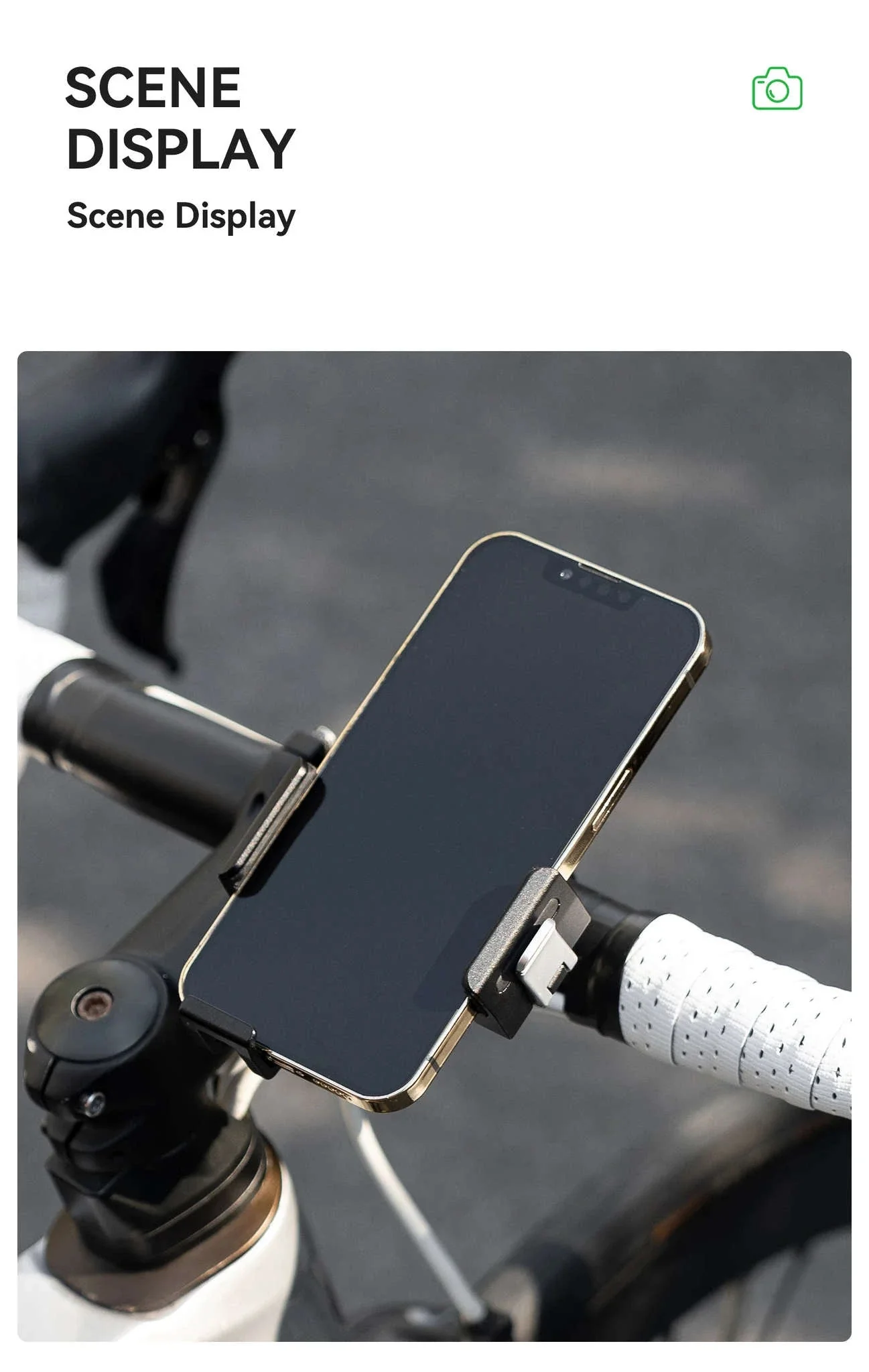 360° Rotating Motorcycle & Bicycle Phone Holder with Shock Absorption - Image 17