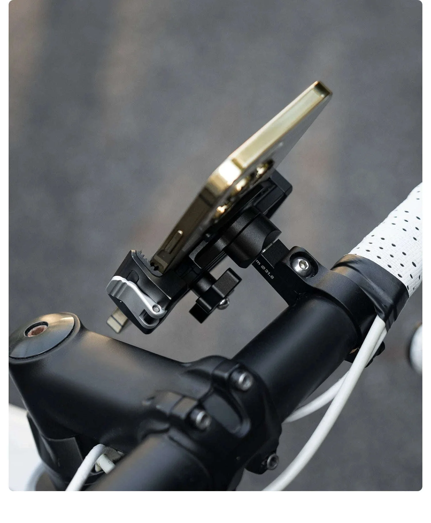 360° Rotating Motorcycle & Bicycle Phone Holder with Shock Absorption - Image 19