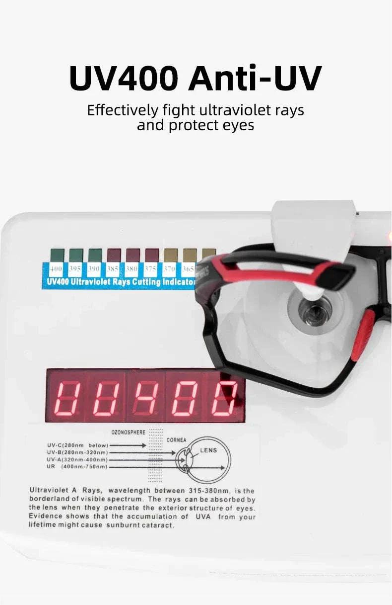 Photochromic Bike Glasses UV400 Cycling Sunglasses for Men and Women - Image 11
