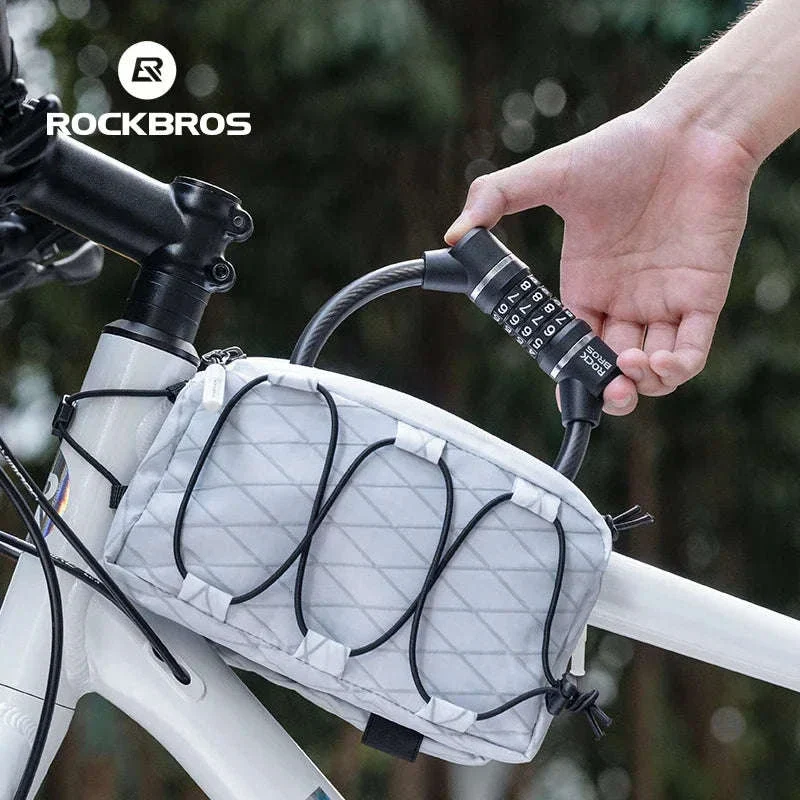 4-Digit Steel Cable Bicycle Lock, 29cm - Image 2
