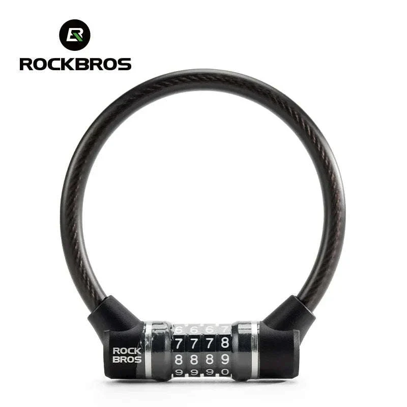 4-Digit Steel Cable Bicycle Lock, 29cm - Image 21