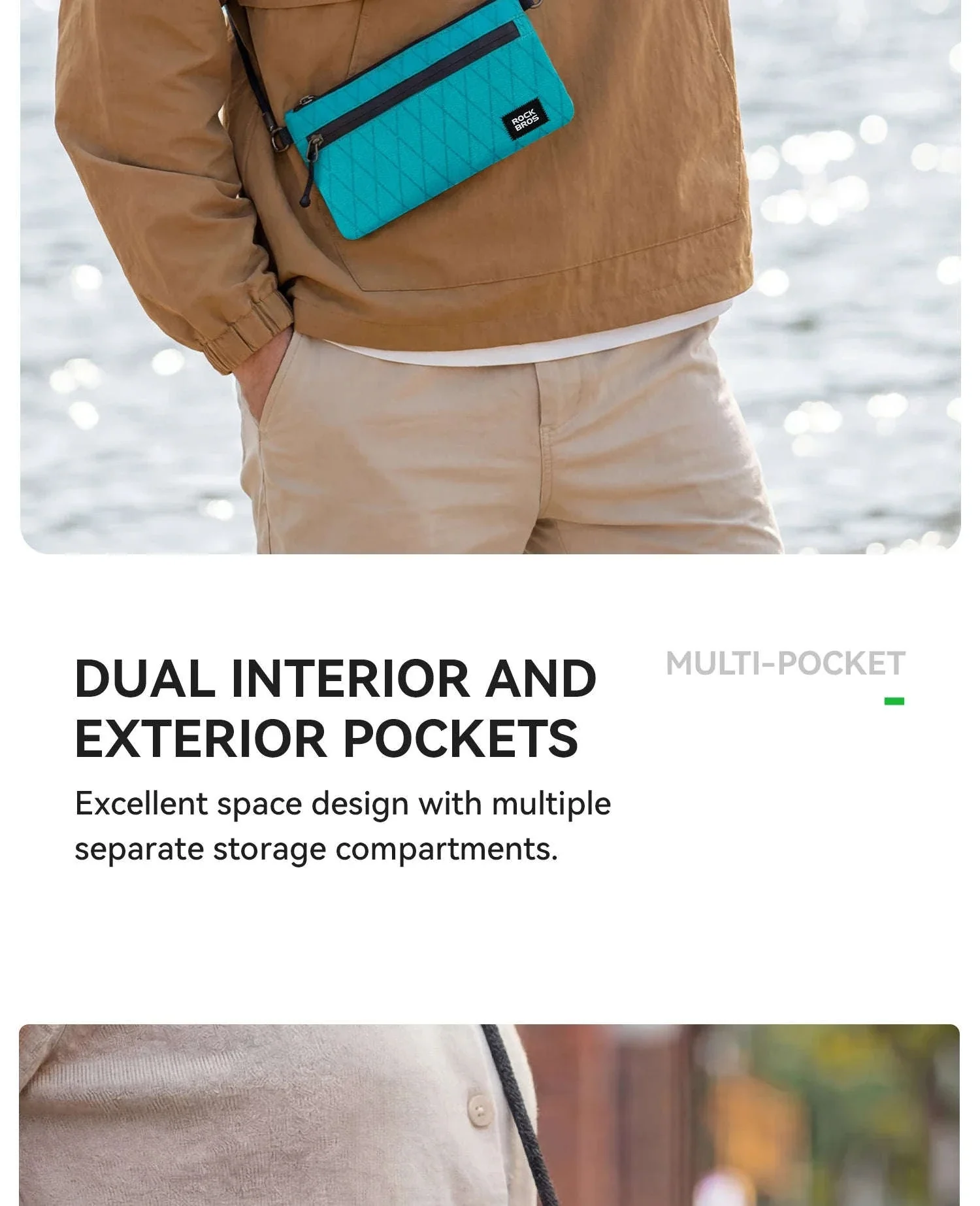 Compact 0.13L Crossbody Shoulder Bag for Cards, Cash & Daily Carry - Image 11