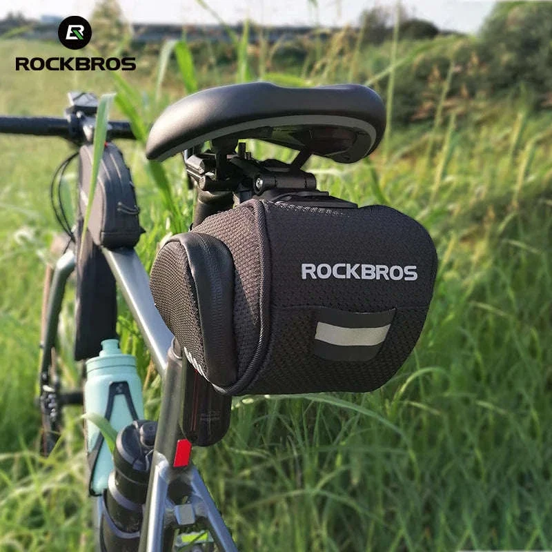 Rainproof Bike Saddle Bag with Quick Release and 1L Storage - Image 4