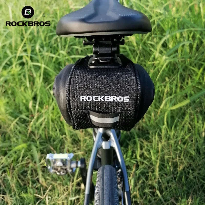 Rainproof Bike Saddle Bag with Quick Release and 1L Storage - Image 5