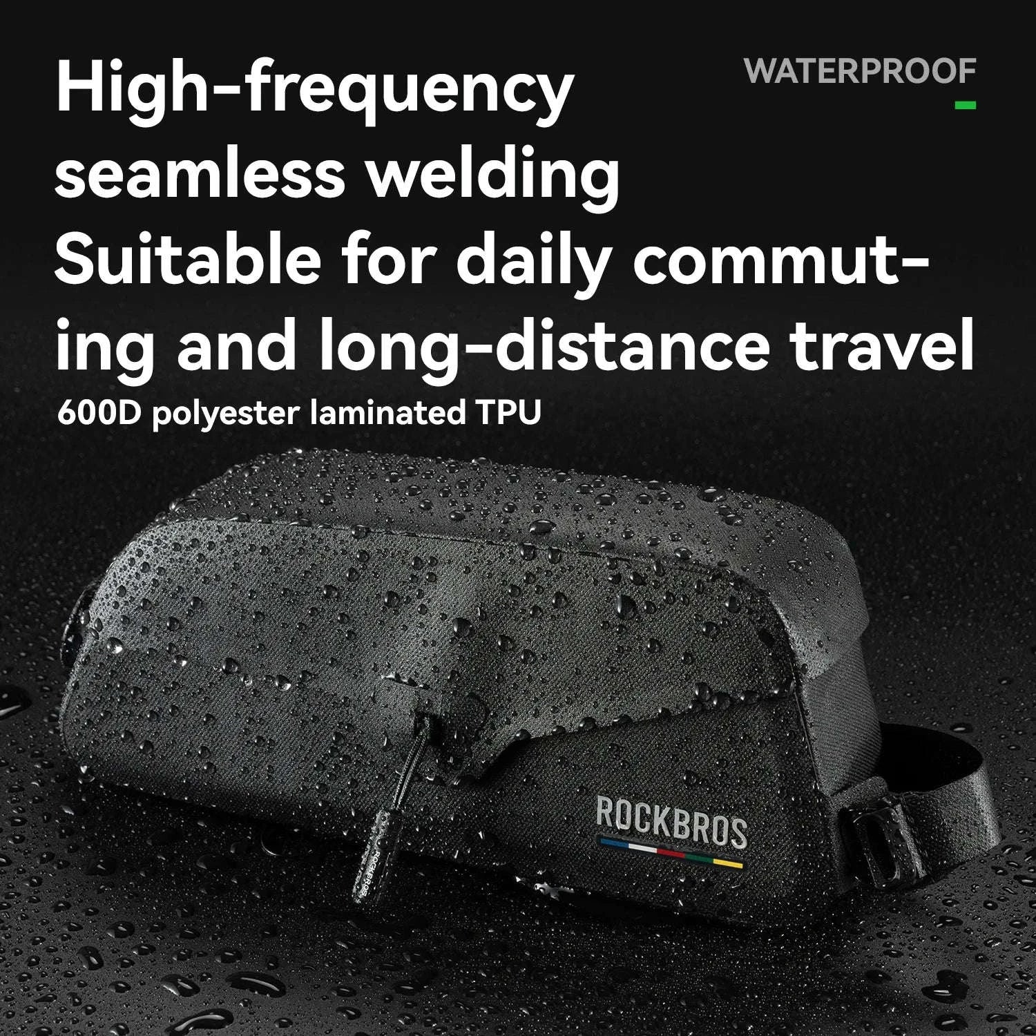 Waterproof Bike Top Tube Bag for Easy Frame Storage - Image 4