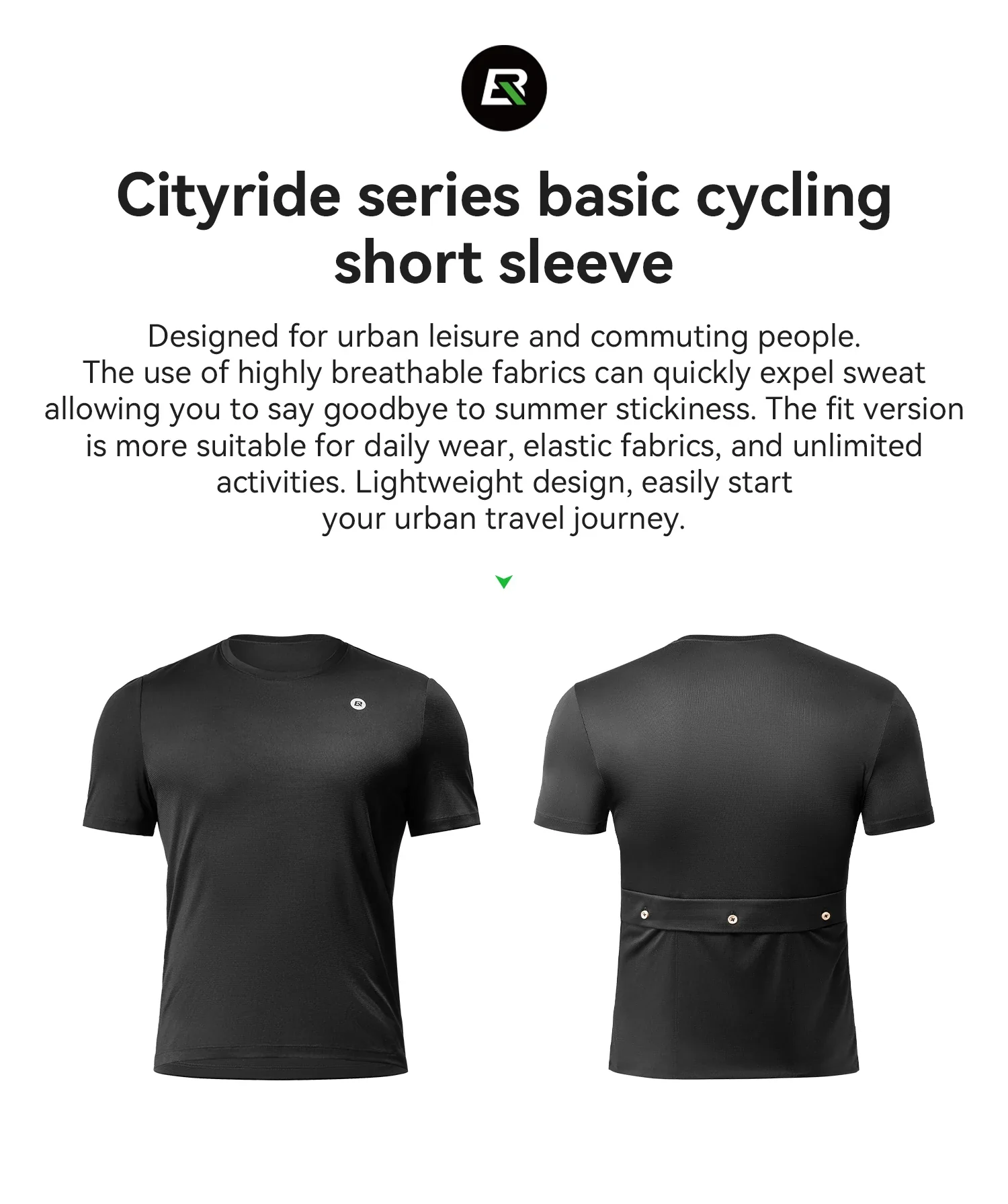 Short Sleeve Cycling Jersey Breathable Quick-Dry MTB Shirt with Pockets - Image 8