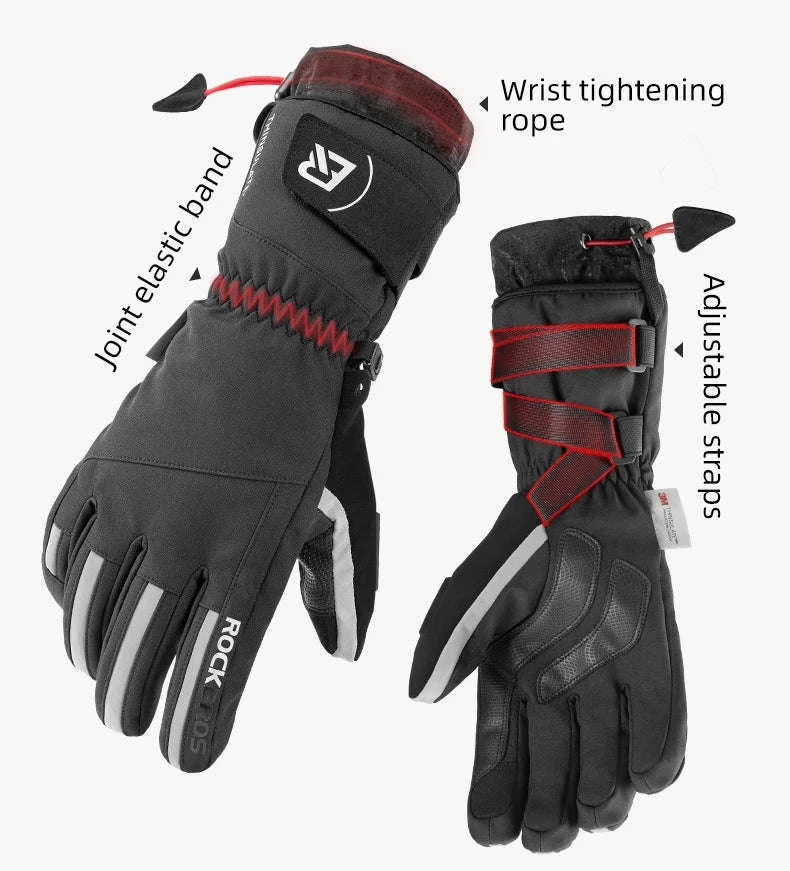 Winter Waterproof Ski & Motorcycle Gloves with Thermal Insulation - Image 15
