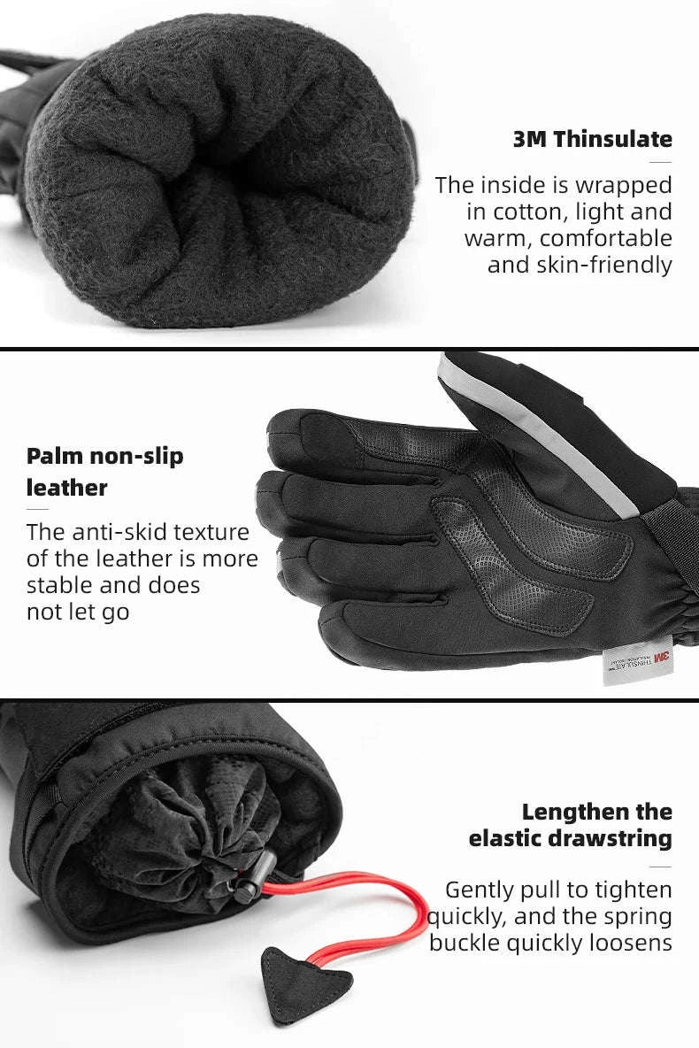 Winter Waterproof Ski & Motorcycle Gloves with Thermal Insulation - Image 21