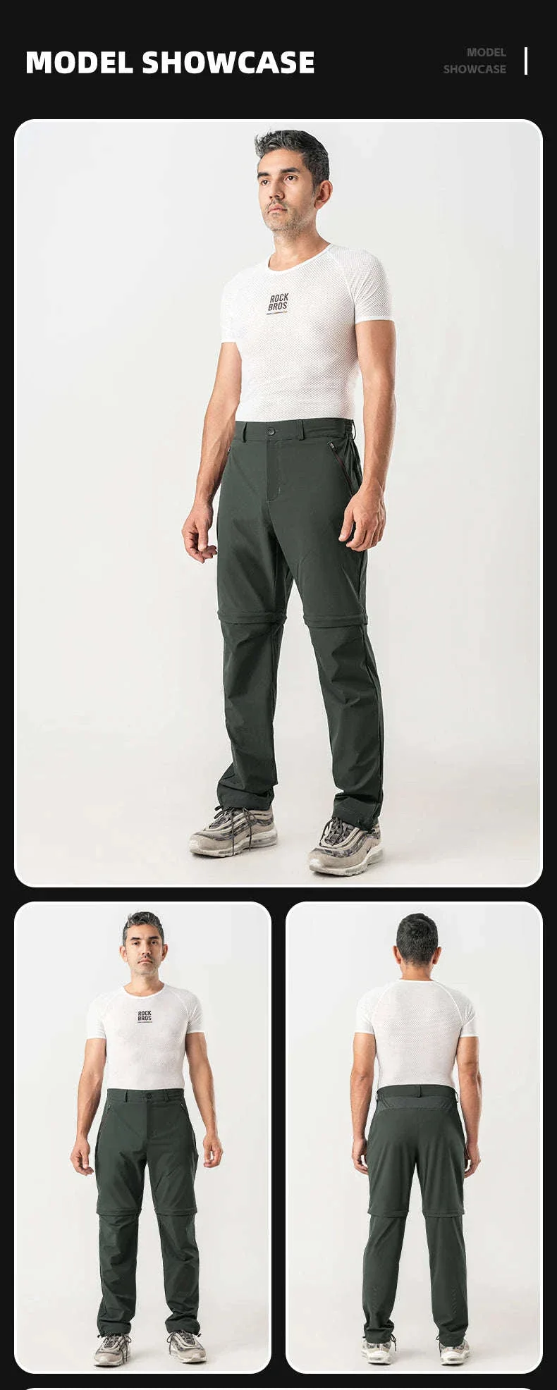 2-in-1 Detachable Outdoor Pants Reflective Motorcycle & Hiking Trousers - Image 20