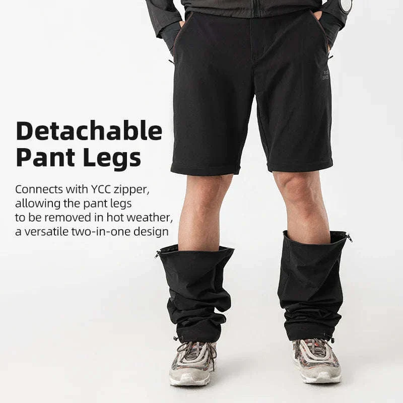 2-in-1 Detachable Outdoor Pants Reflective Motorcycle & Hiking Trousers - Image 6
