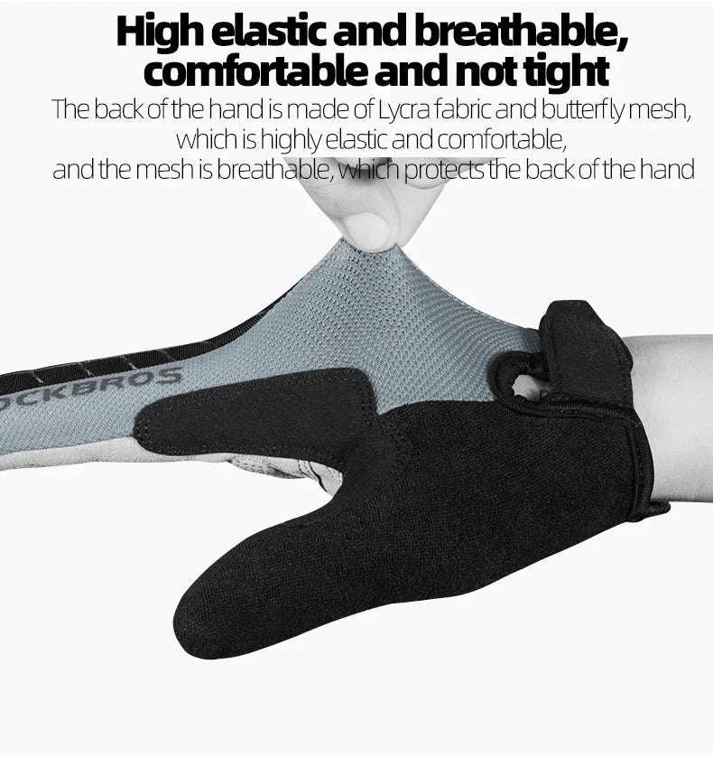 Full Finger Cycling Gloves with Touchscreen Grip – Breathable Fit - Image 15
