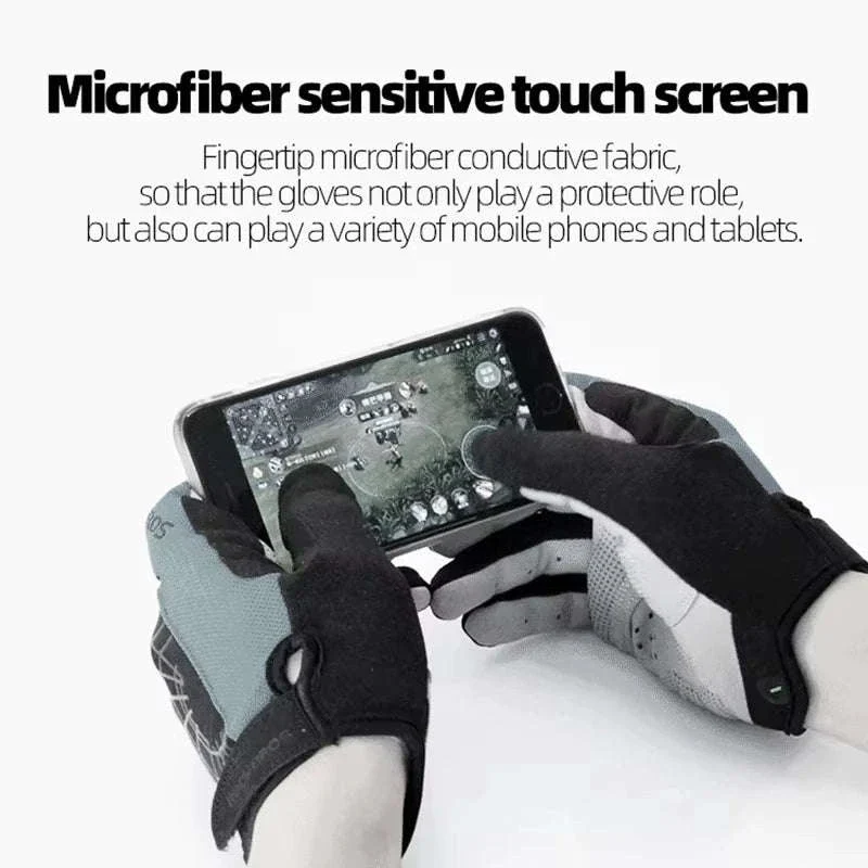 Full Finger Cycling Gloves with Touchscreen Grip – Breathable Fit - Image 5