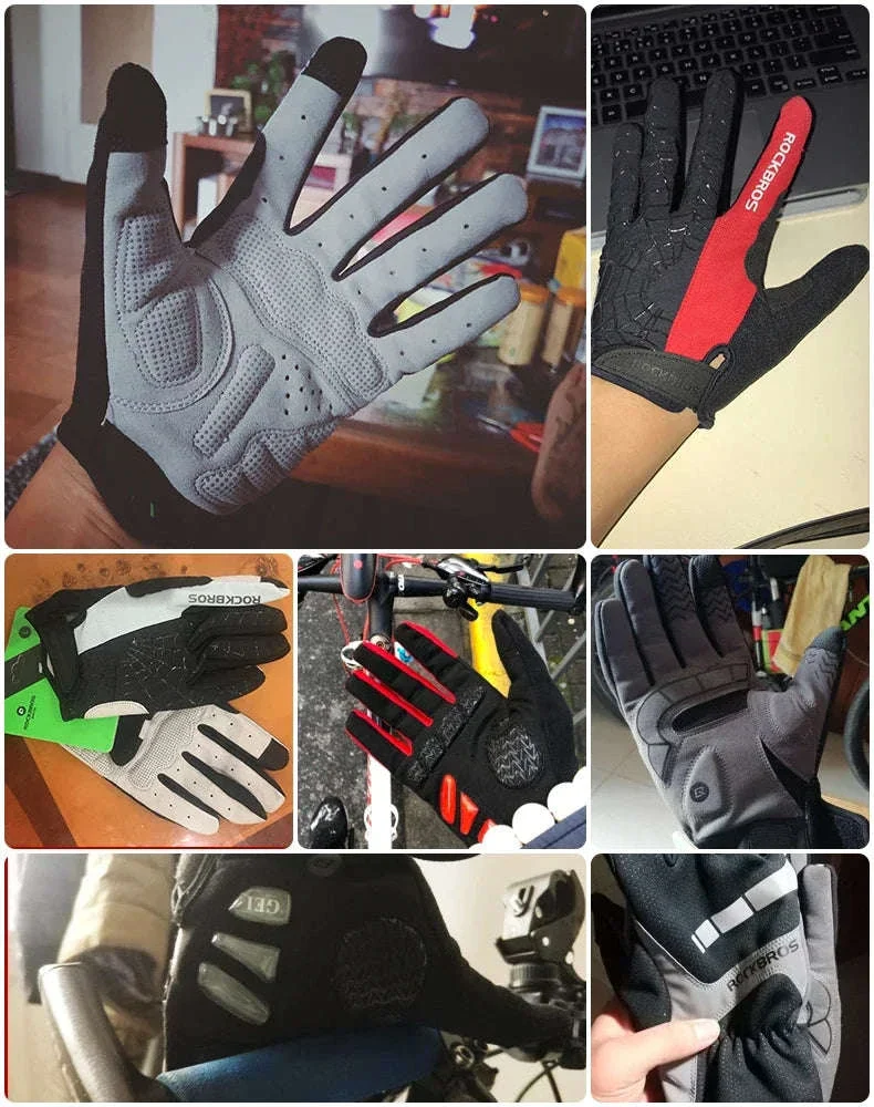 Full Finger Cycling Gloves with Touchscreen Grip – Breathable Fit - Image 7