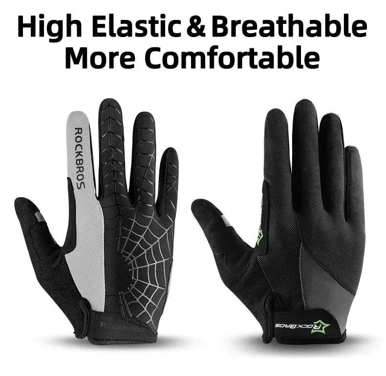 Full Finger Cycling Gloves with Touchscreen Grip – Breathable Fit - Image 8