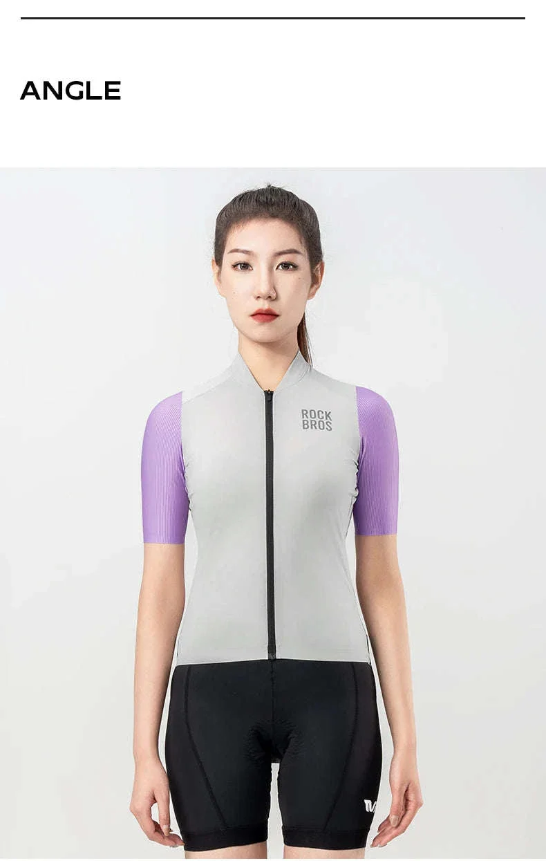 Women's Breathable Cycling Jersey Lightweight Quick-Dry Short Sleeve - Image 15