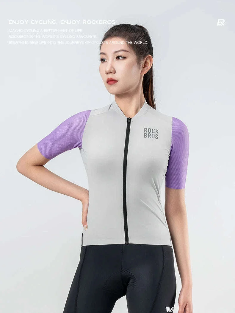Women's Breathable Cycling Jersey Lightweight Quick-Dry Short Sleeve - Image 7