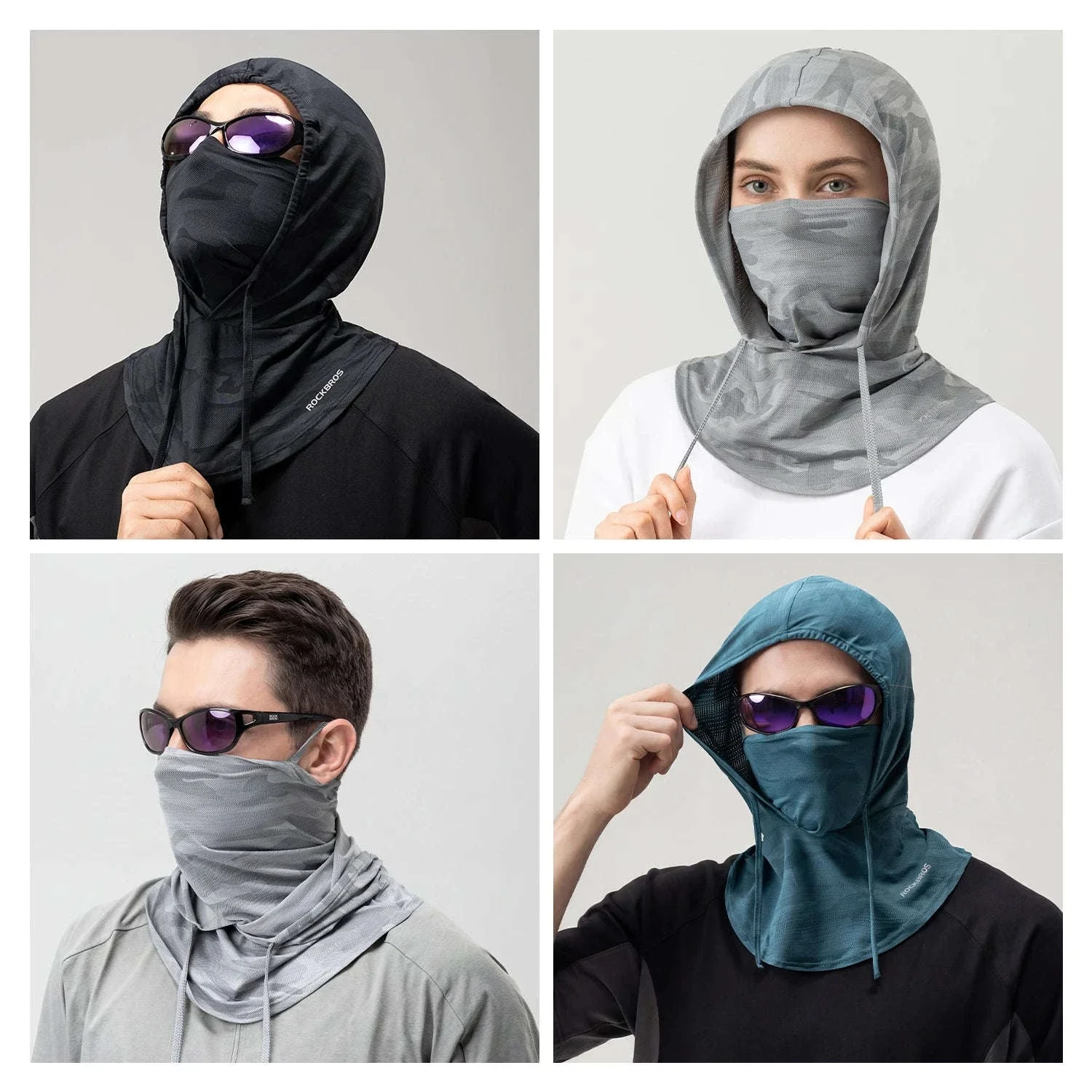 Full Face Sun Protection Hat & Neck Mask Ice Silk Cycling Cover - Image 6