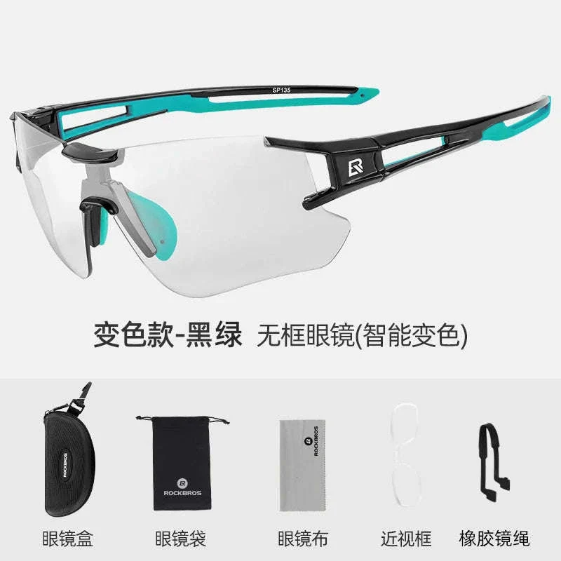 Polarized UV400 Cycling Sunglasses Photochromic Outdoor Eyewear - Image 21