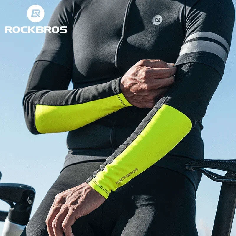 Thermal Fleece Arm & Leg Sleeves for Cycling Warmth and Protection - Image 4