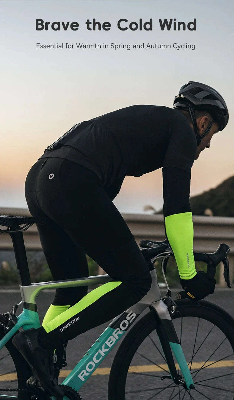 Thermal Fleece Arm & Leg Sleeves for Cycling Warmth and Protection - Image 9