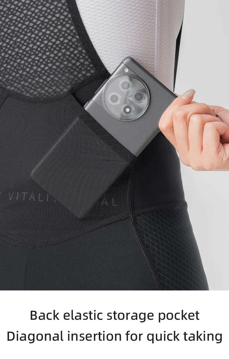 Women’s Cycling Bib Shorts with Cushion Pad Breathable Quick-Dry - Image 12