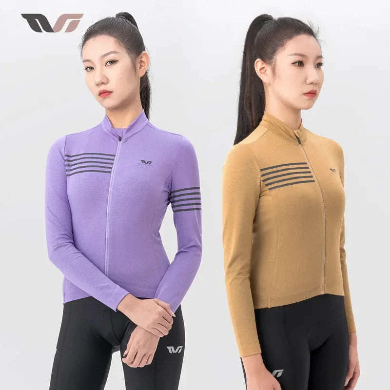 Women’s Windproof Thermal Cycling Jacket for Spring & Autumn Rides