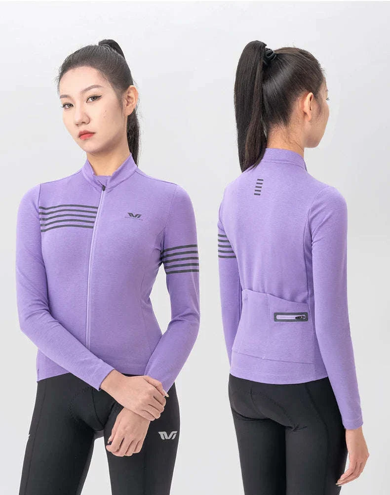 Women’s Windproof Thermal Cycling Jacket for Spring & Autumn Rides - Image 14