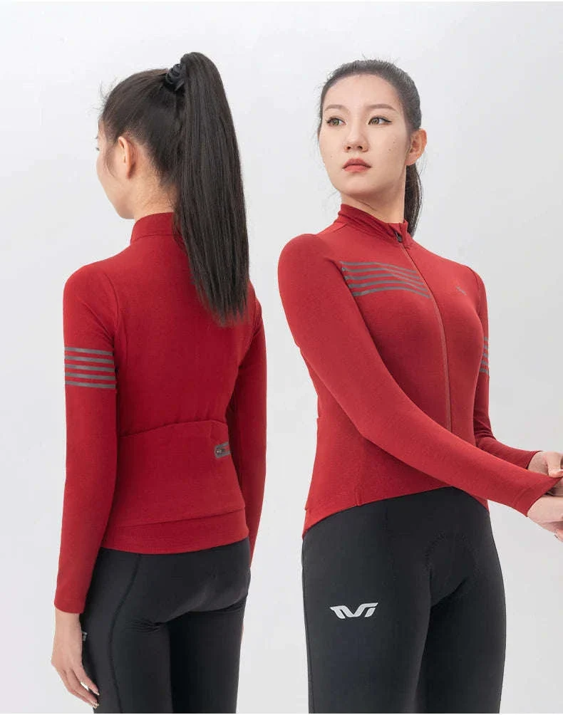 Women’s Windproof Thermal Cycling Jacket for Spring & Autumn Rides - Image 16